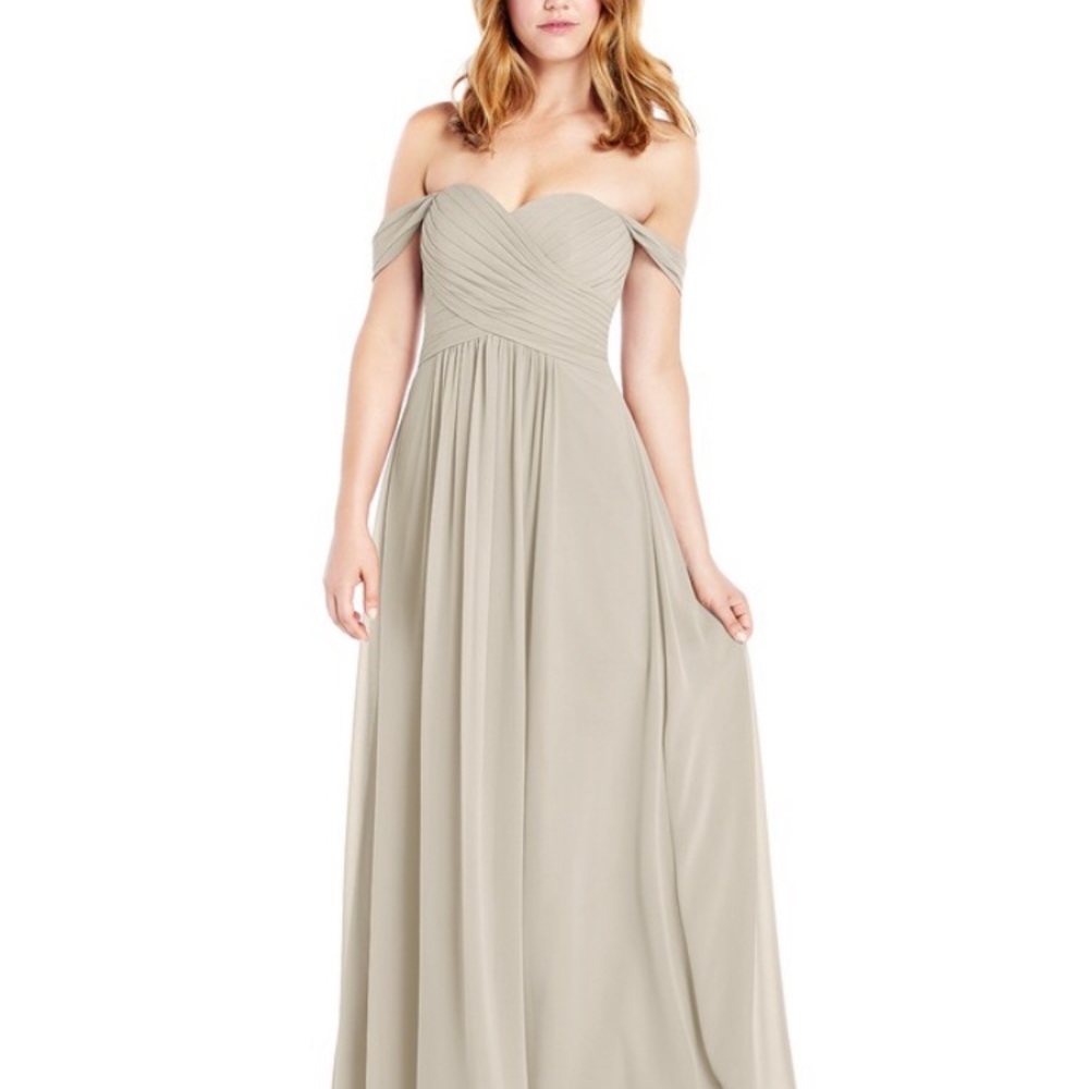 Azazie Corin Taupe Bridesmaids Dress